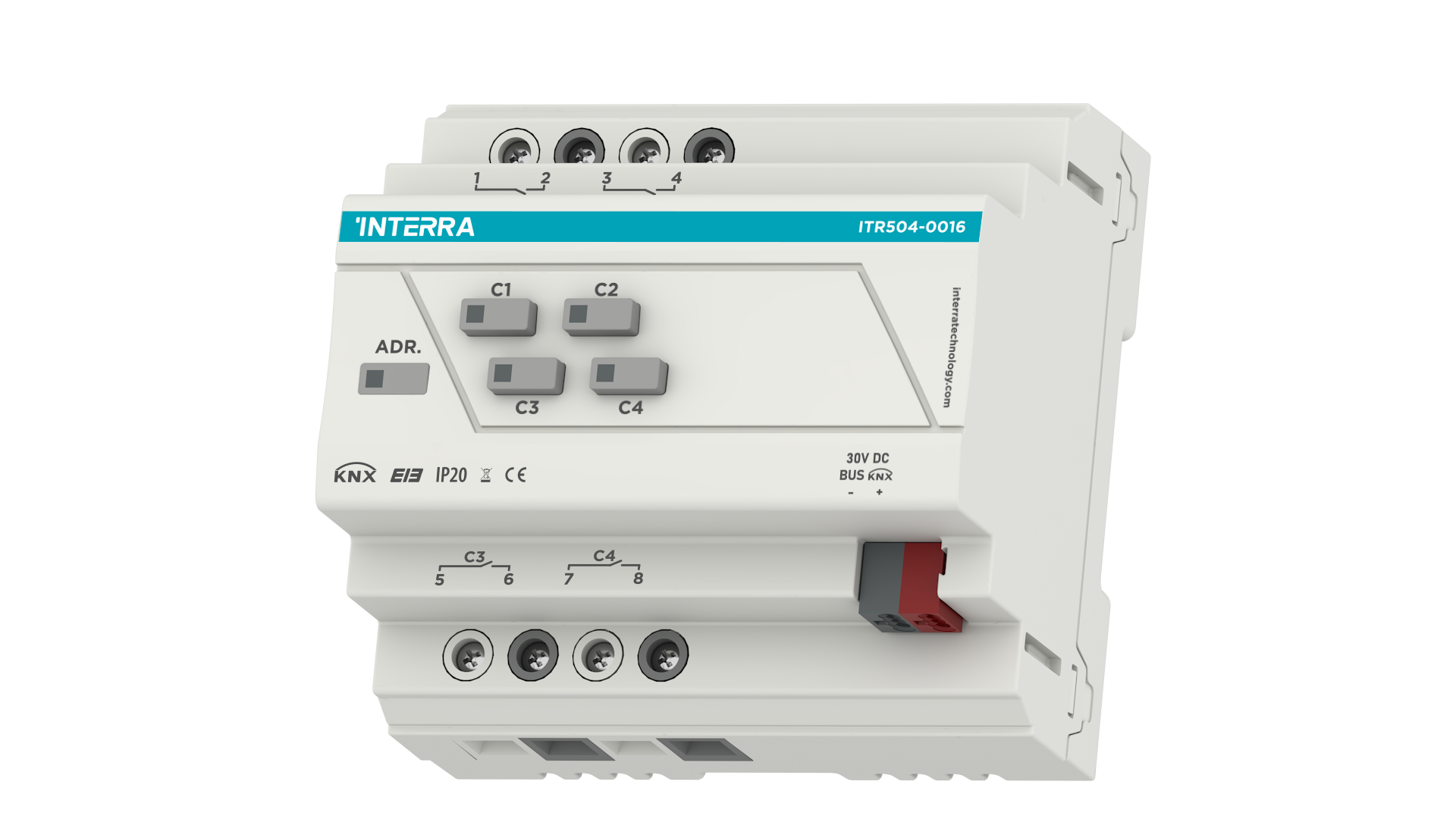 KNX Combo Actuator - 4 Channel