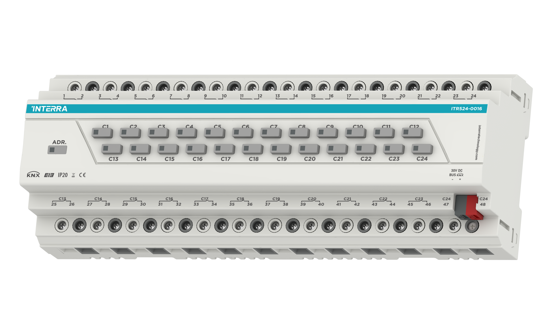KNX Combo Actuator - 24 Channel