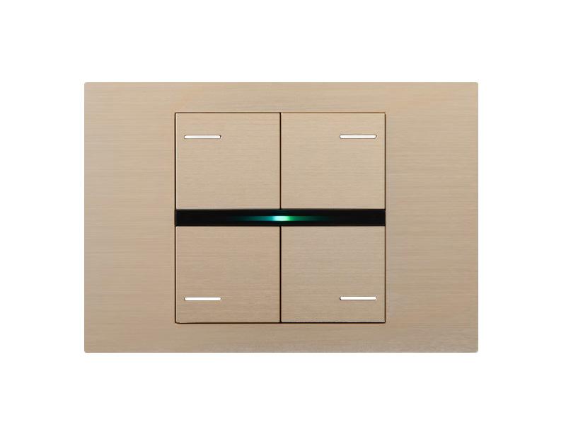 OL-U KNX switch 3 module – Metal