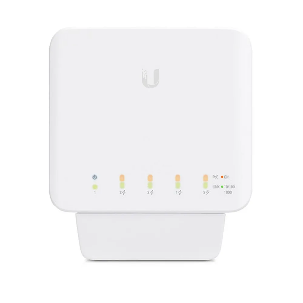 Switch PoE Ubiquiti UniFi cu 5 porturi Gigabit, managed - USW-FLEX