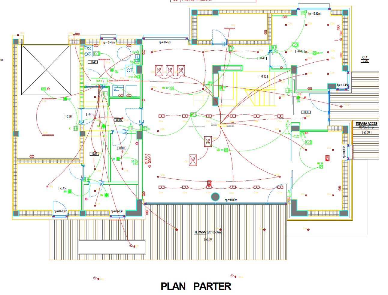 amber villa · tablou knx